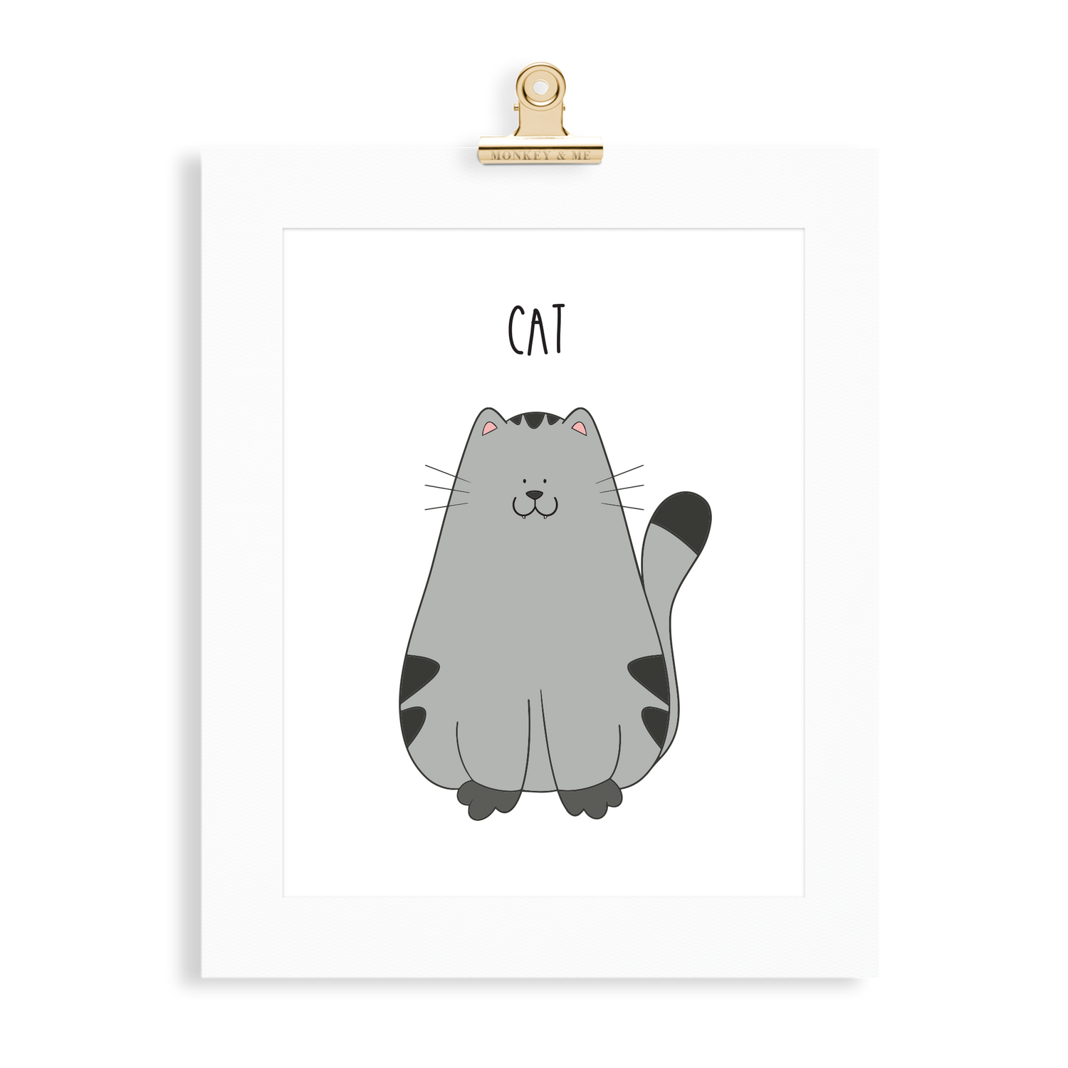 Cat print (A5 or A4 unframed) - Monkey & Me UK
