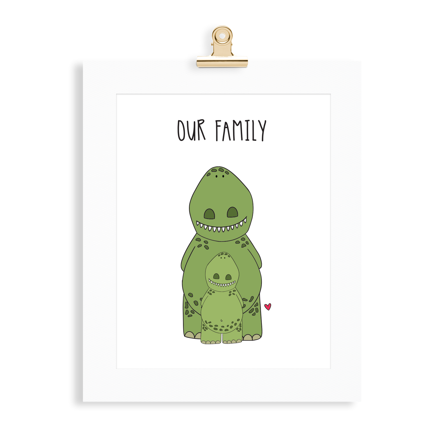 Dinosaur Family (1 Parent) - Monkey & Me UK