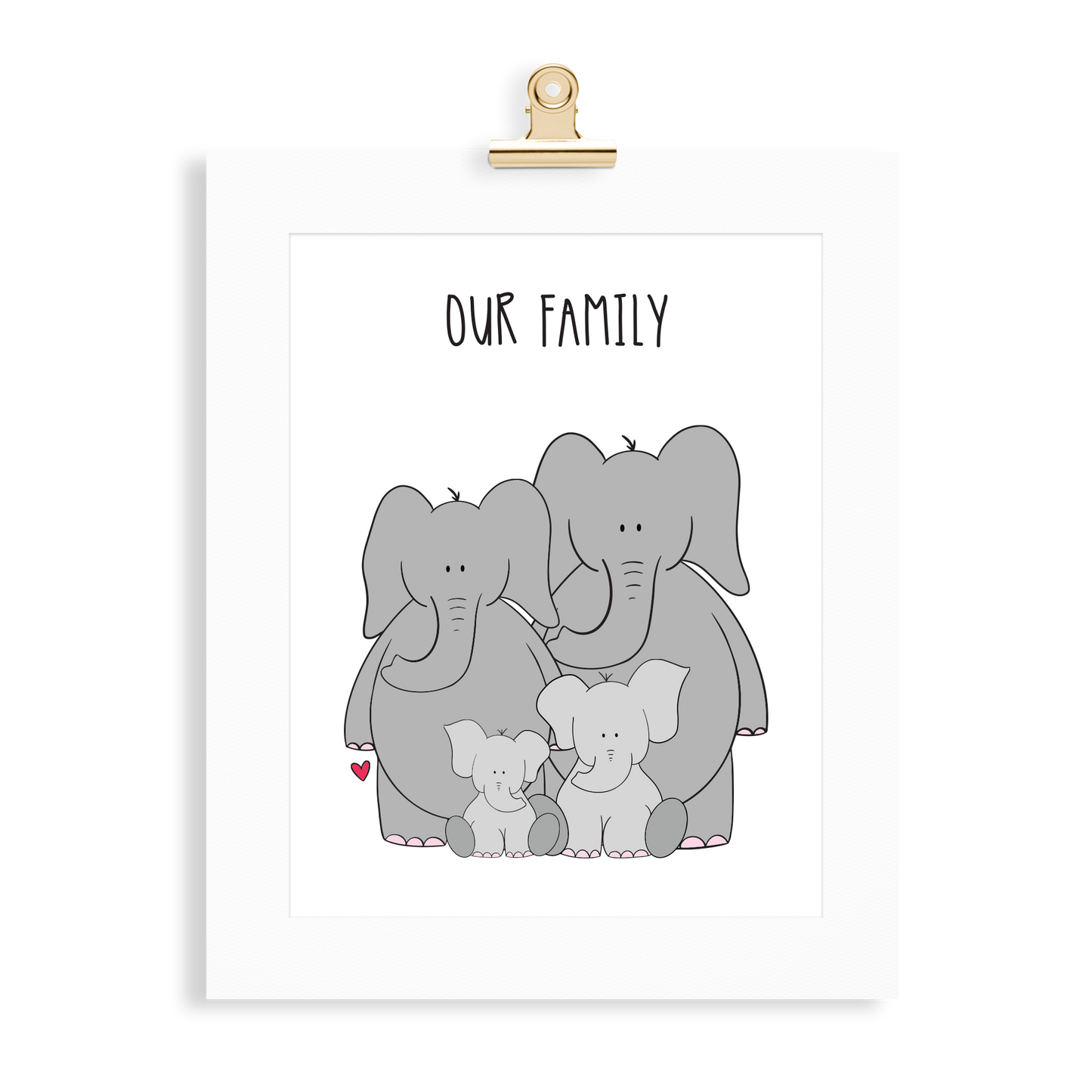 Elephant Family (2 Parents) - Monkey & Me UK