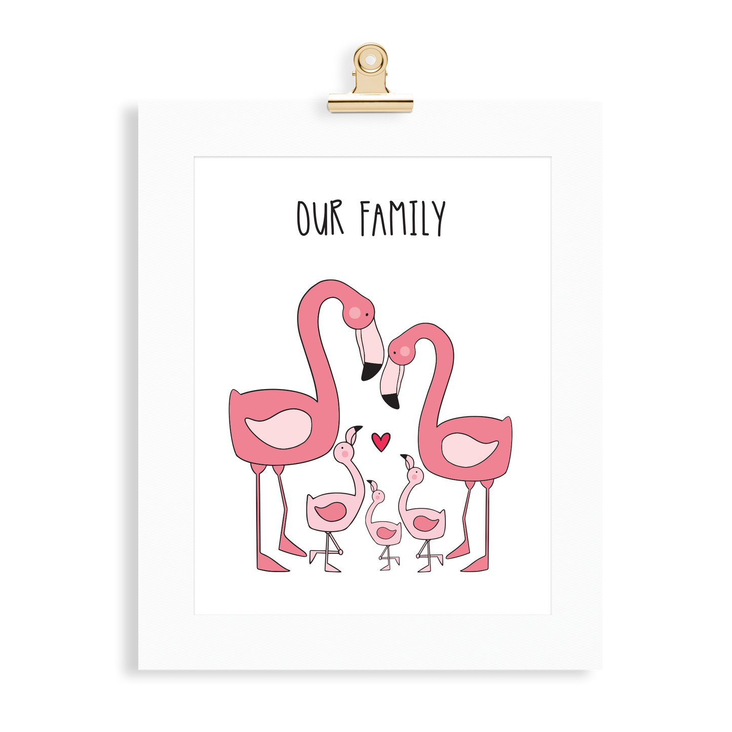 Flamingo Family (2 Parents) - Monkey & Me UK
