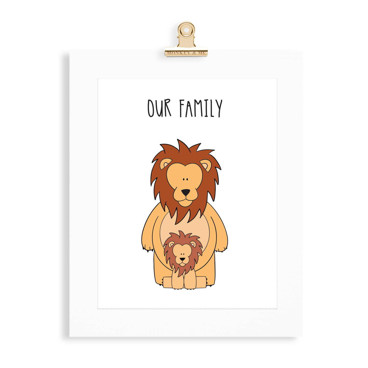 Lion/Lioness Family (1 Parent) - Monkey & Me UK
