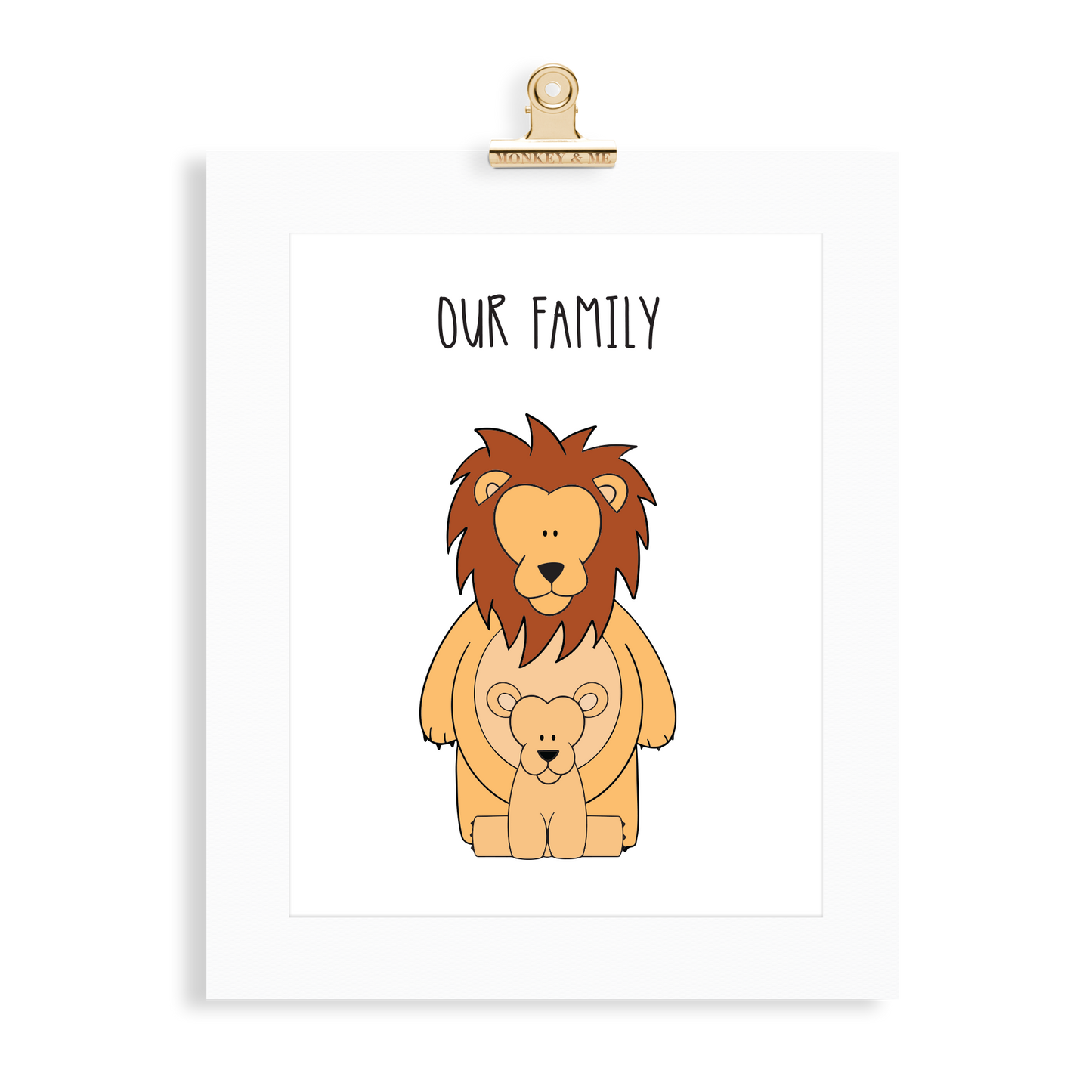 Lion/Lioness Family (1 Parent) - Monkey & Me UK