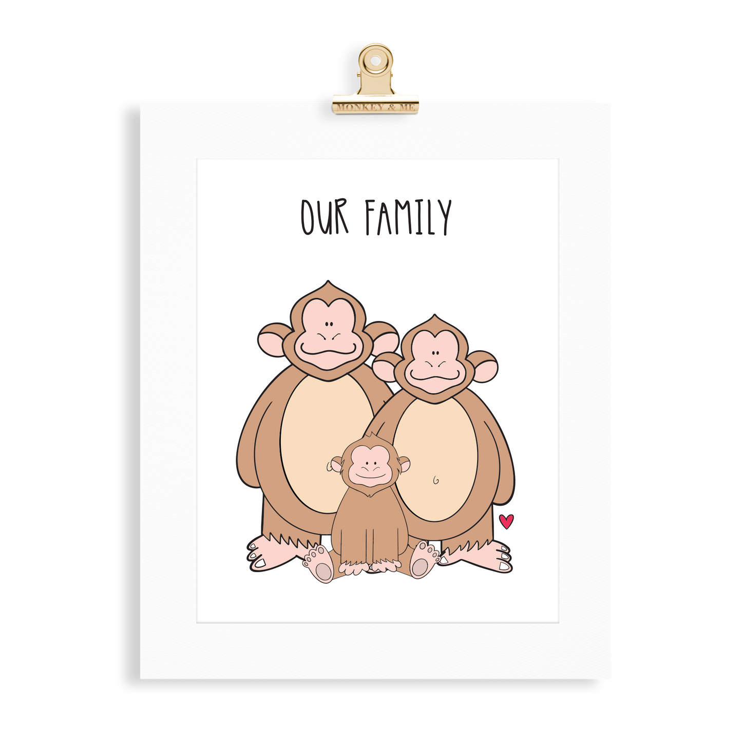 Monkey Family (2 Parents) - Monkey & Me UK