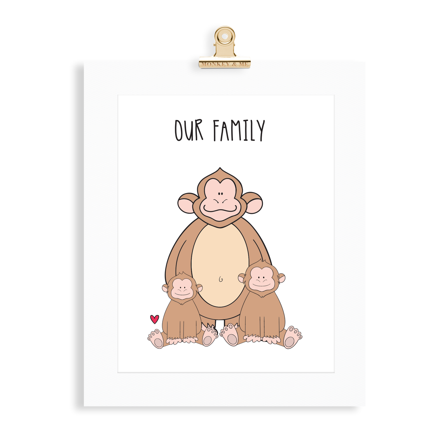 Monkey Family (1 Parent) - Monkey & Me UK
