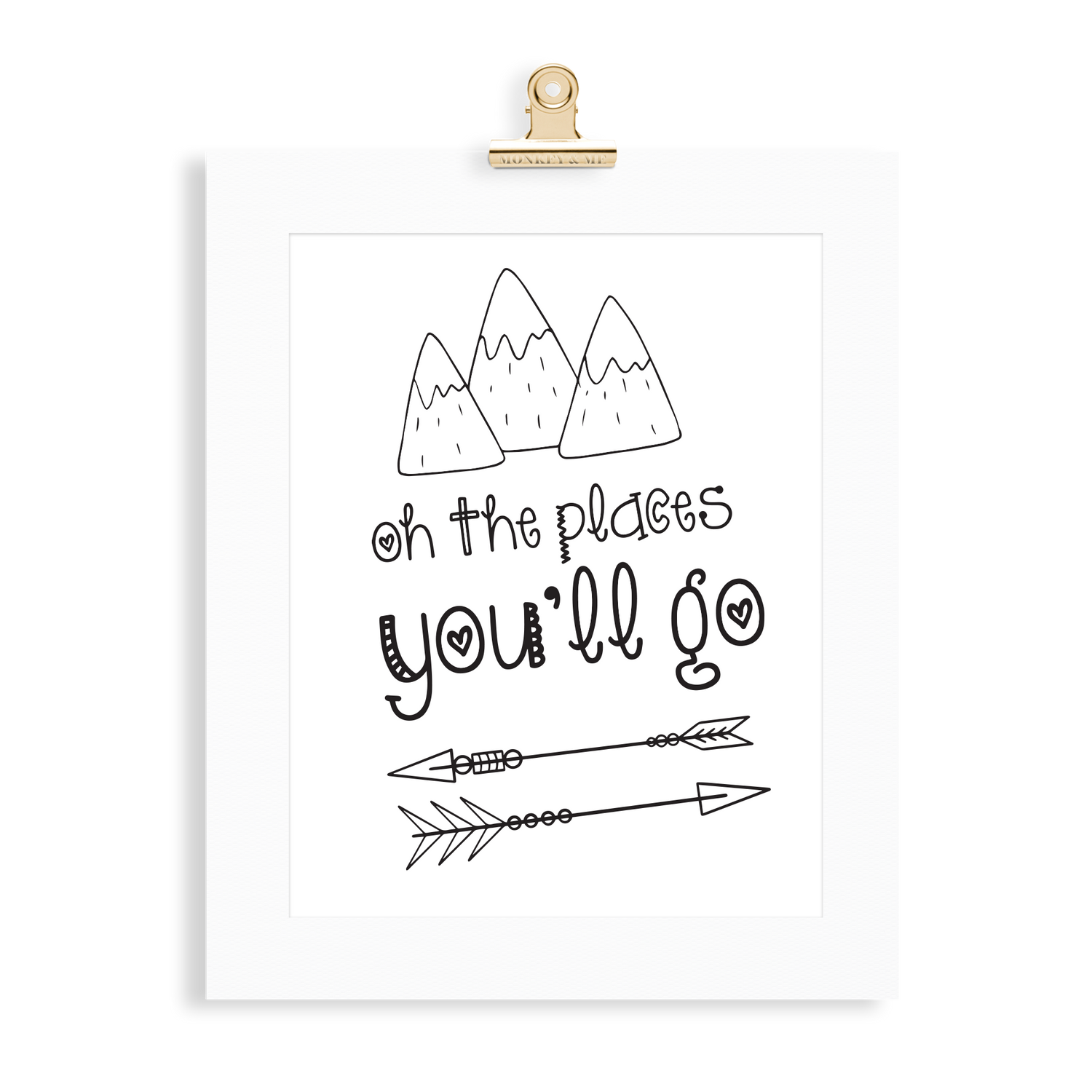 The Places You'll Go Print - Monkey & Me UK
