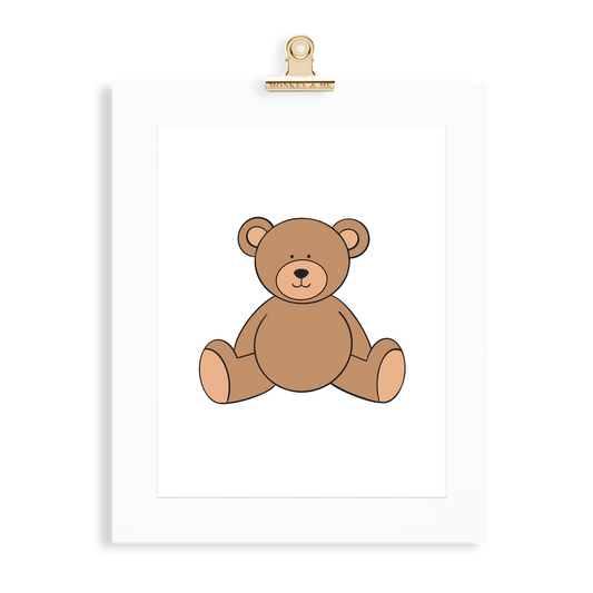 Bear Cub Print - Monkey & Me UK