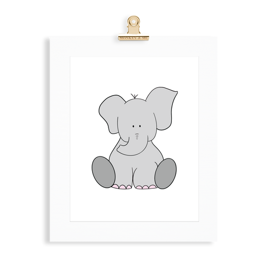 Elephant Calf Print - Monkey & Me UK