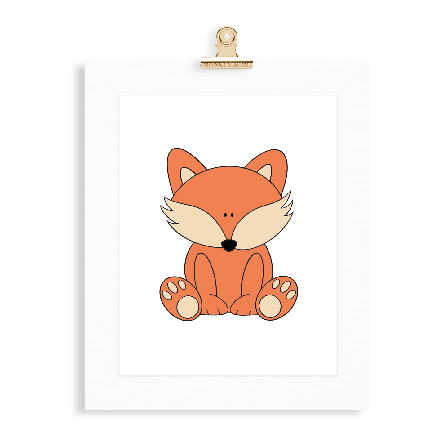 Fox Cub Print - Monkey & Me UK