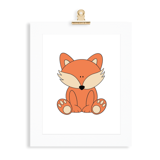 Fox Cub Print - Monkey & Me UK