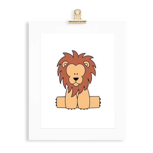 Lion Cub Print - Monkey & Me UK