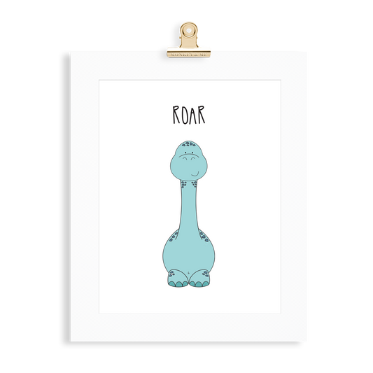 Brachiosaurus print (A5 or A4 unframed) - Monkey & Me UK