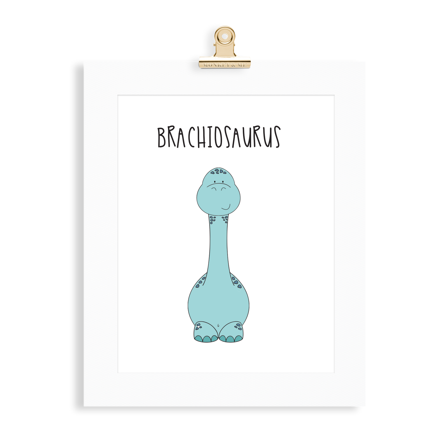 Brachiosaurus print (A5 or A4 unframed) - Monkey & Me UK