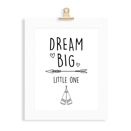 Dream Big Print - Monkey & Me UK