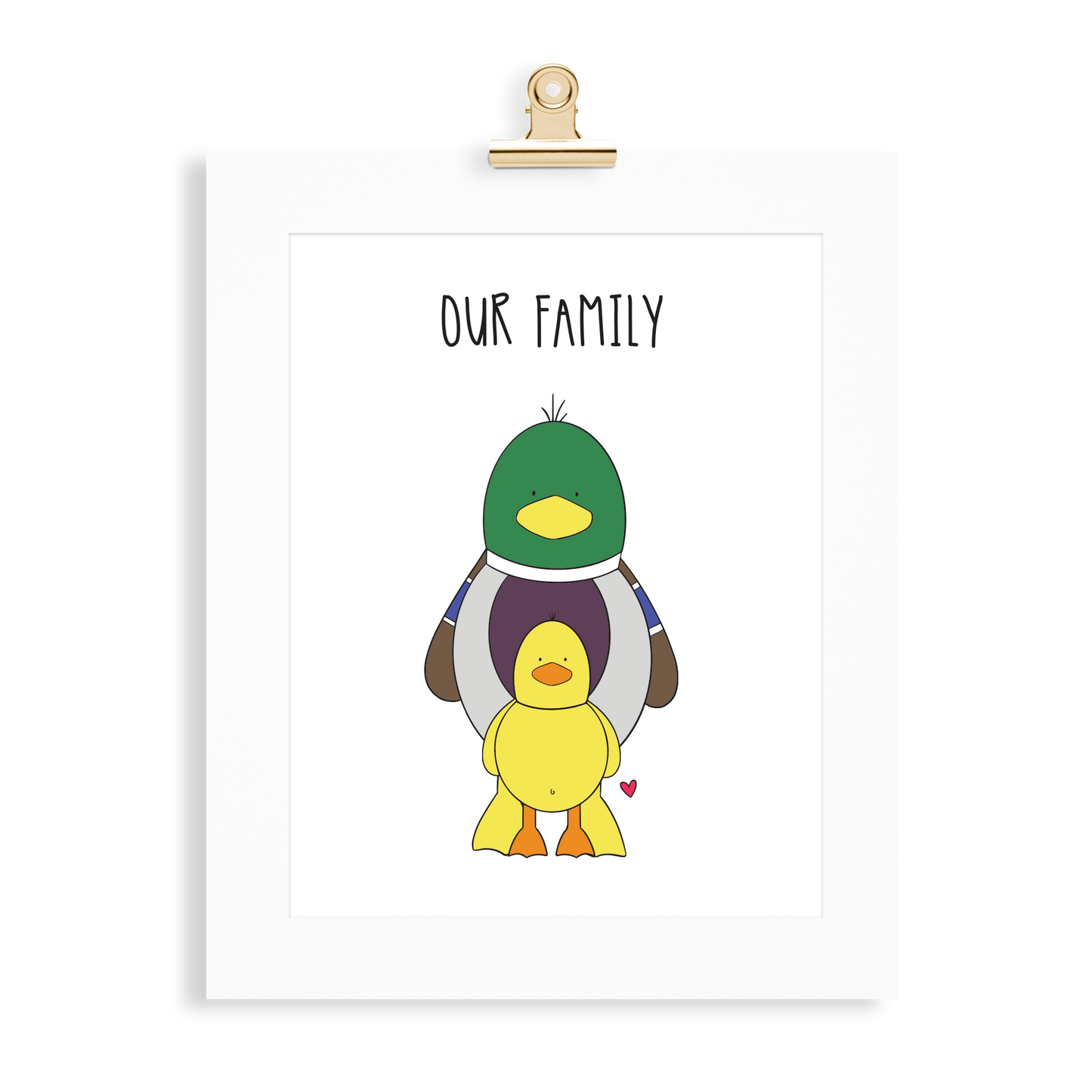 Duck Family (1 Parent) - Monkey & Me UK