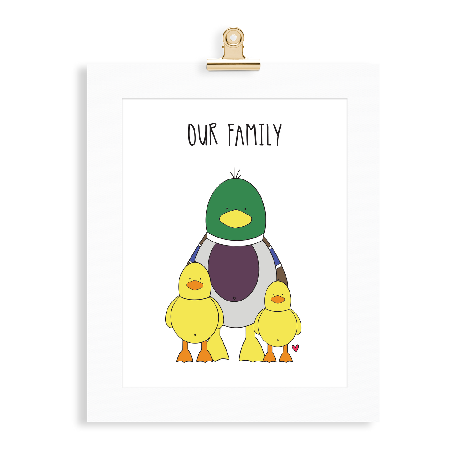 Duck Family (1 Parent) - Monkey & Me UK