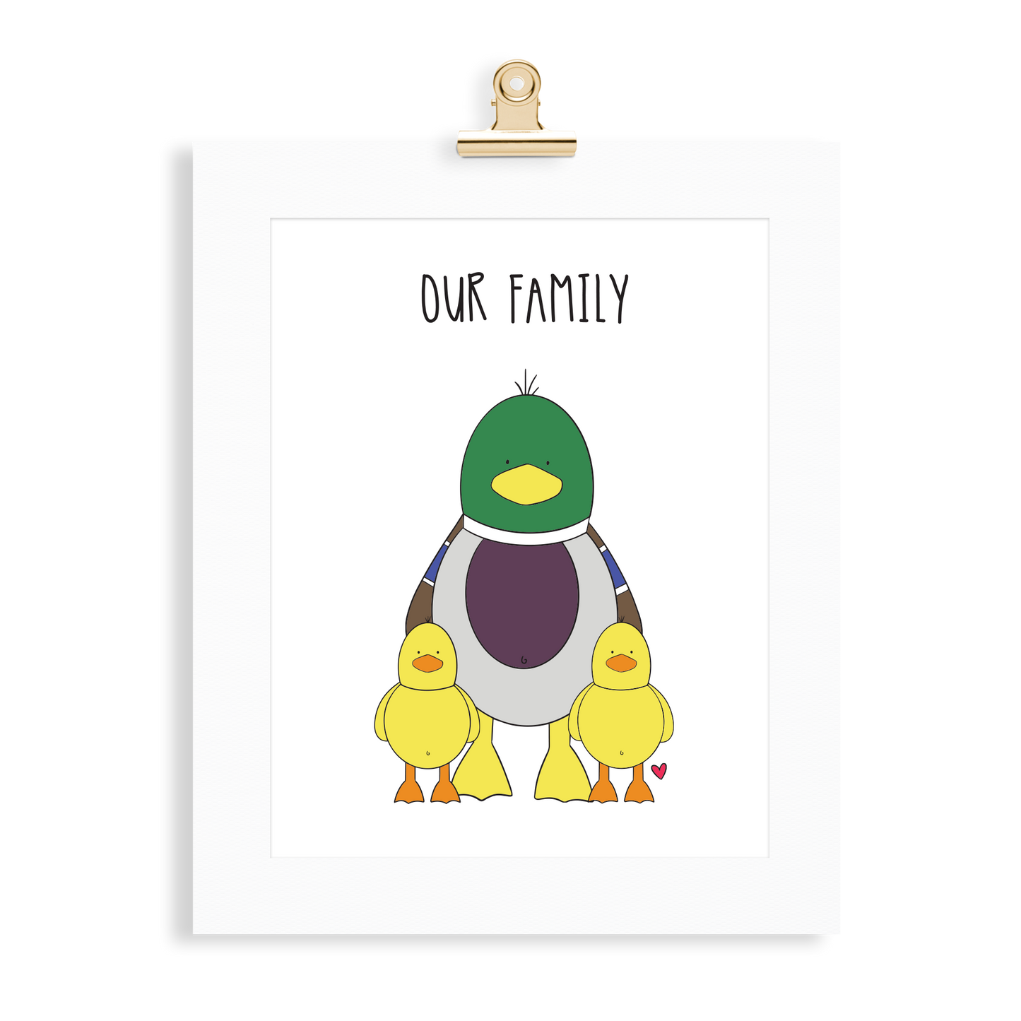 Duck Family (1 Parent) - Monkey & Me UK