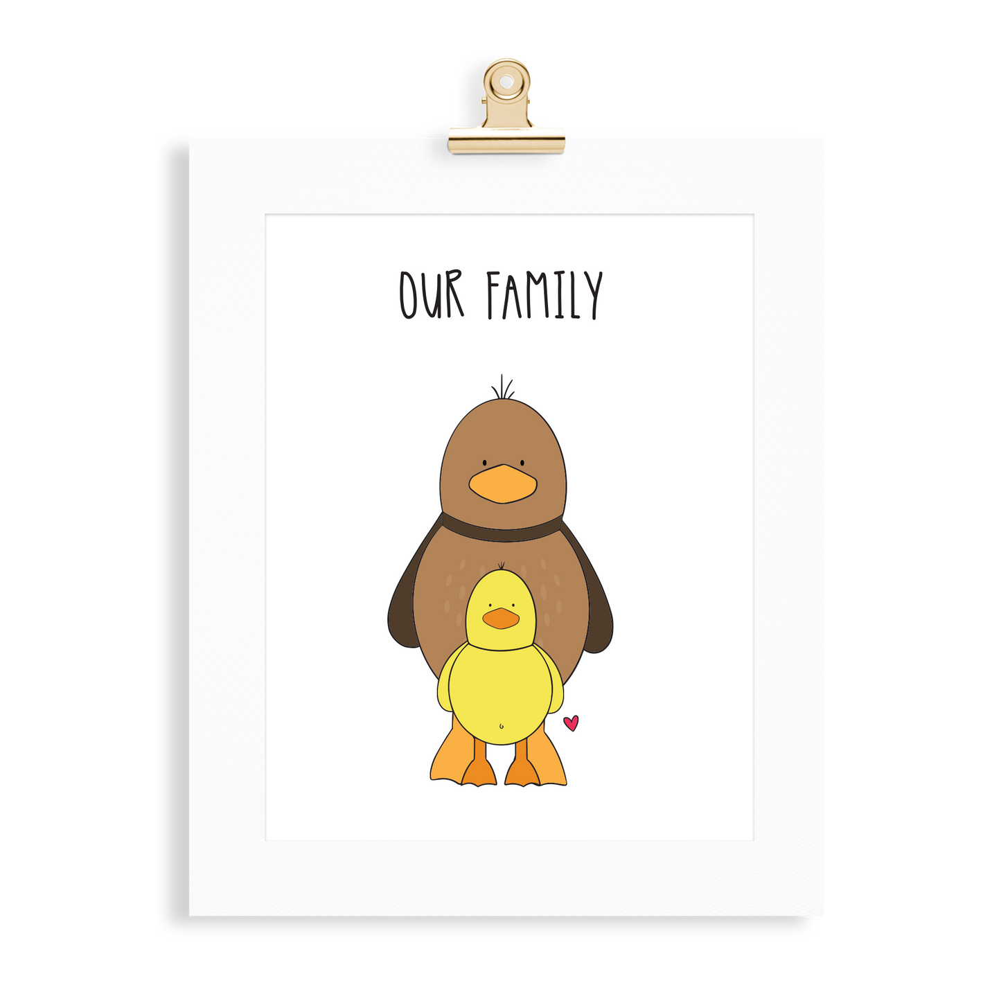 Duck Family (1 Parent) - Monkey & Me UK