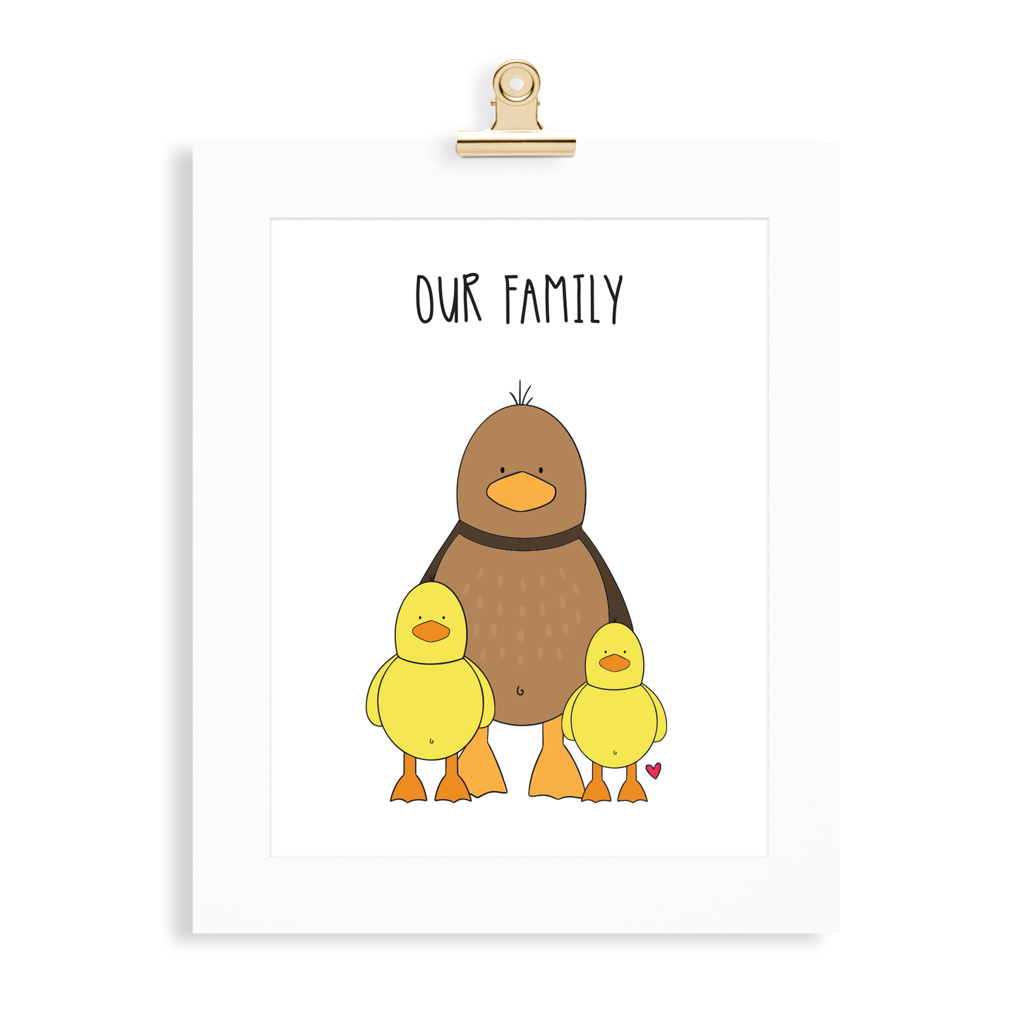 Duck Family (1 Parent) - Monkey & Me UK