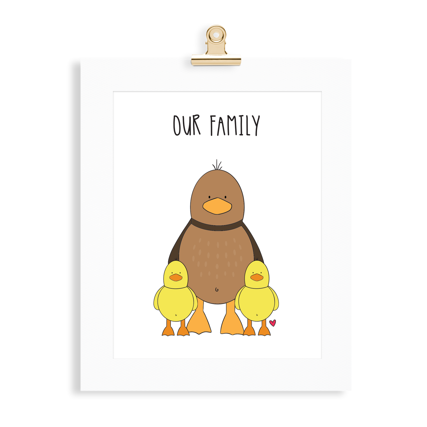 Duck Family (1 Parent) - Monkey & Me UK
