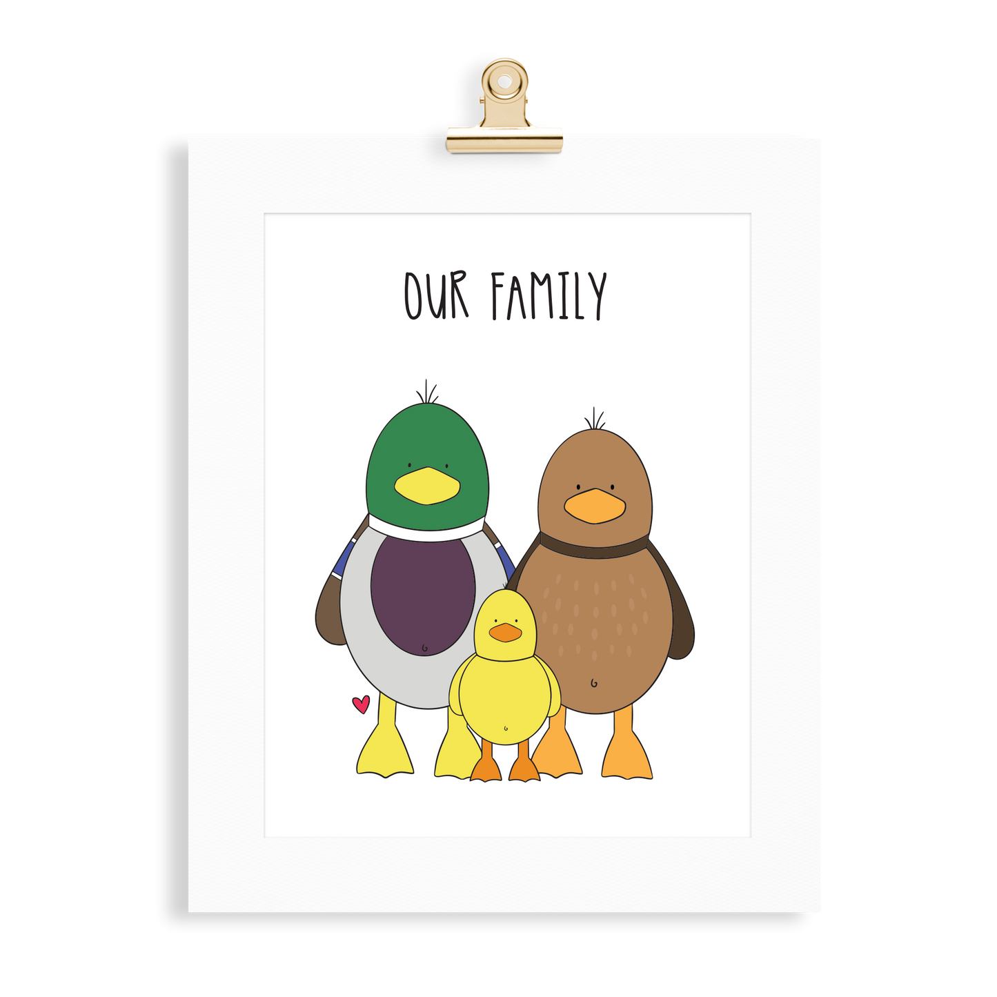 Duck Family (2 Parents) - Monkey & Me UK