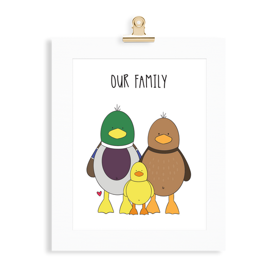 Duck Family (2 Parents) - Monkey & Me UK
