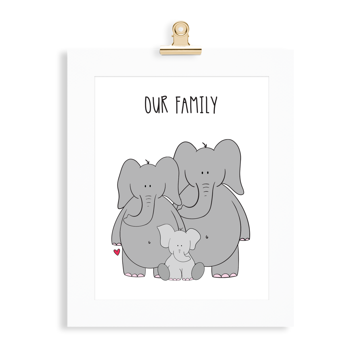 Elephant Family (2 Parents) - Monkey & Me UK