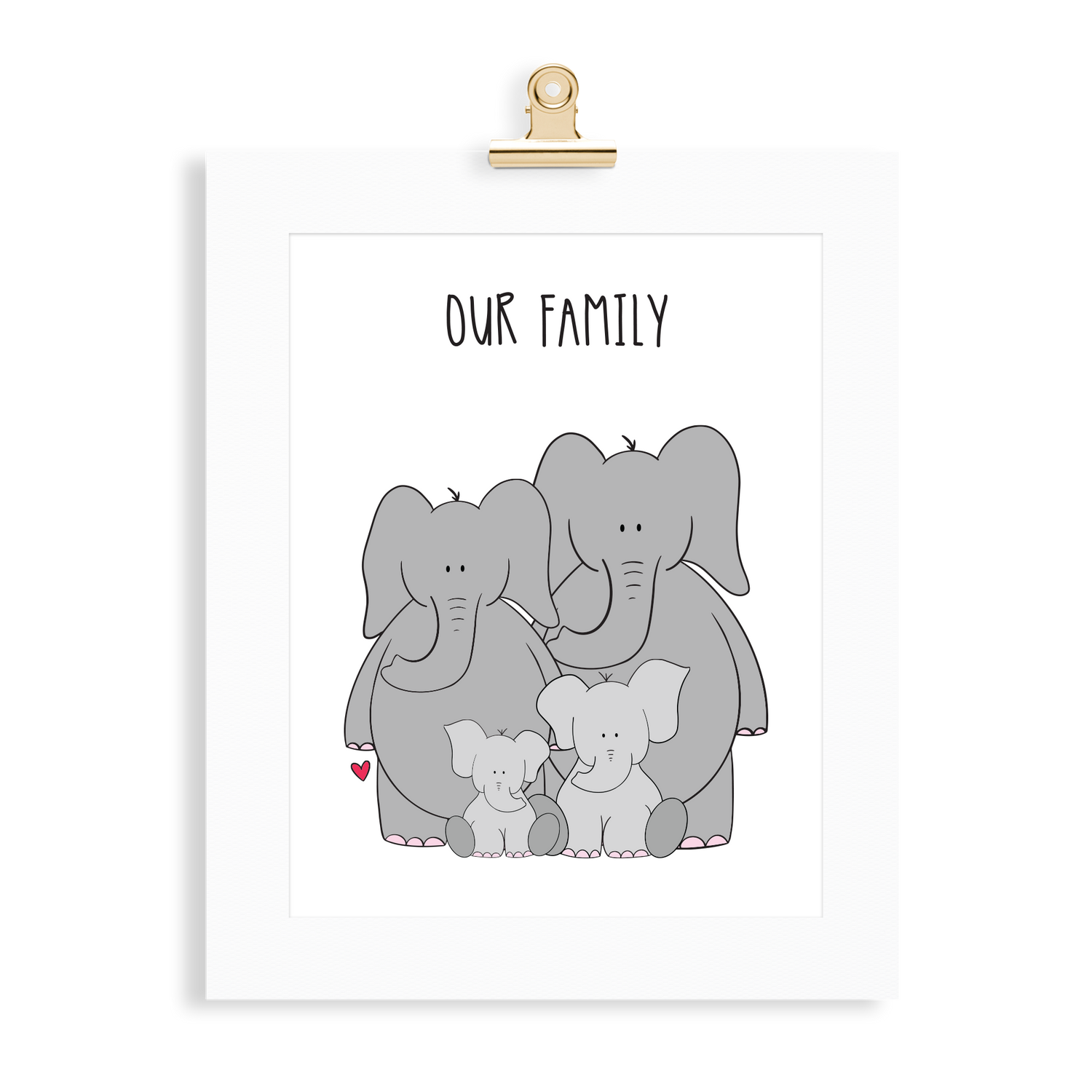 Elephant Family (2 Parents) - Monkey & Me UK