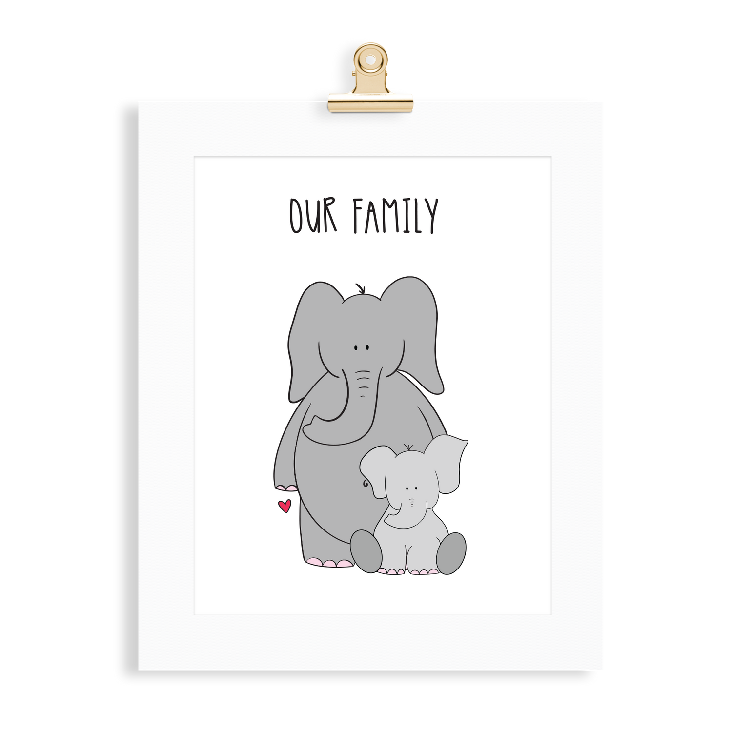 Elephant Family (1 Parent) - Monkey & Me UK