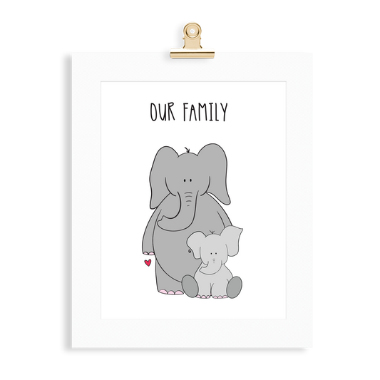 Elephant Family (1 Parent) - Monkey & Me UK