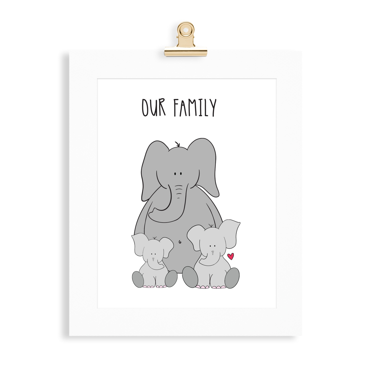 Elephant Family (1 Parent) - Monkey & Me UK