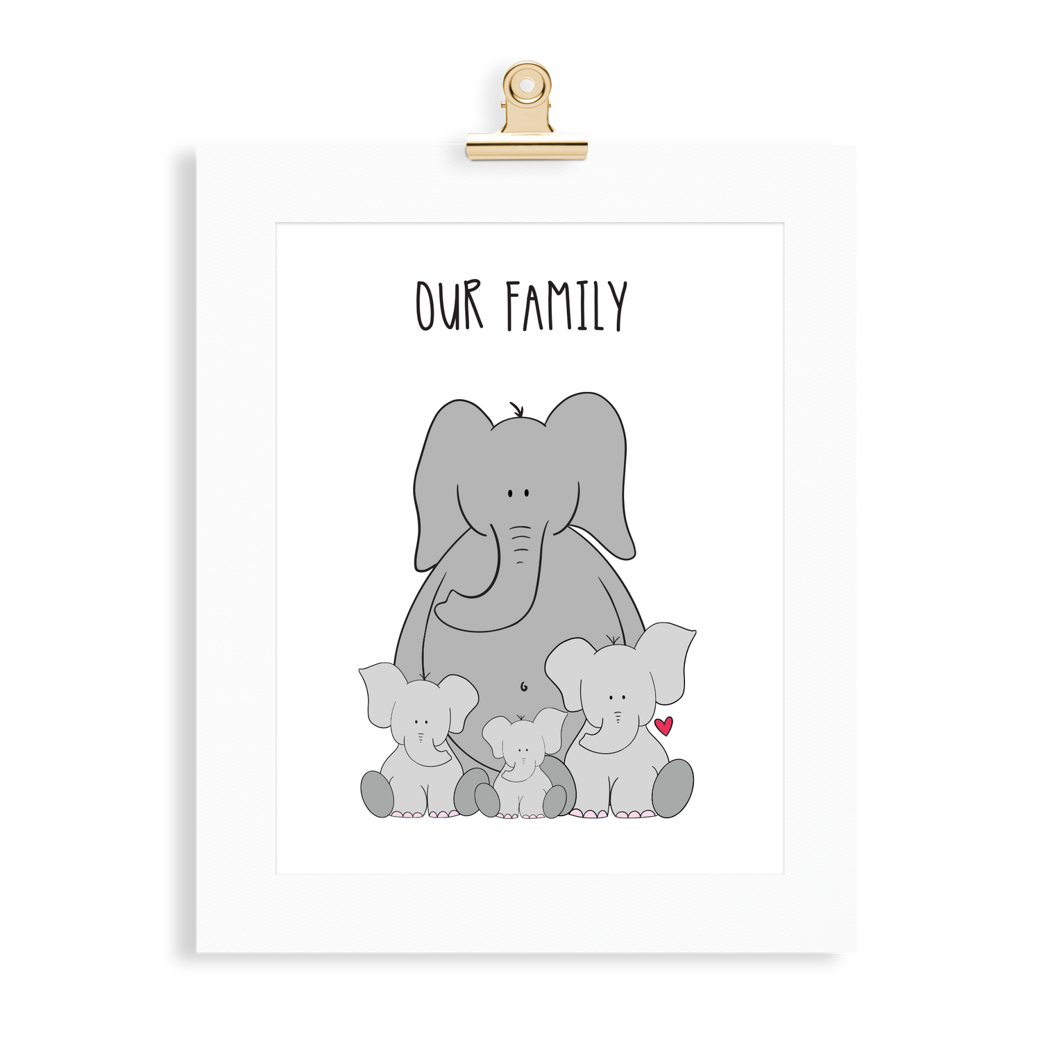Elephant Family (1 Parent) - Monkey & Me UK