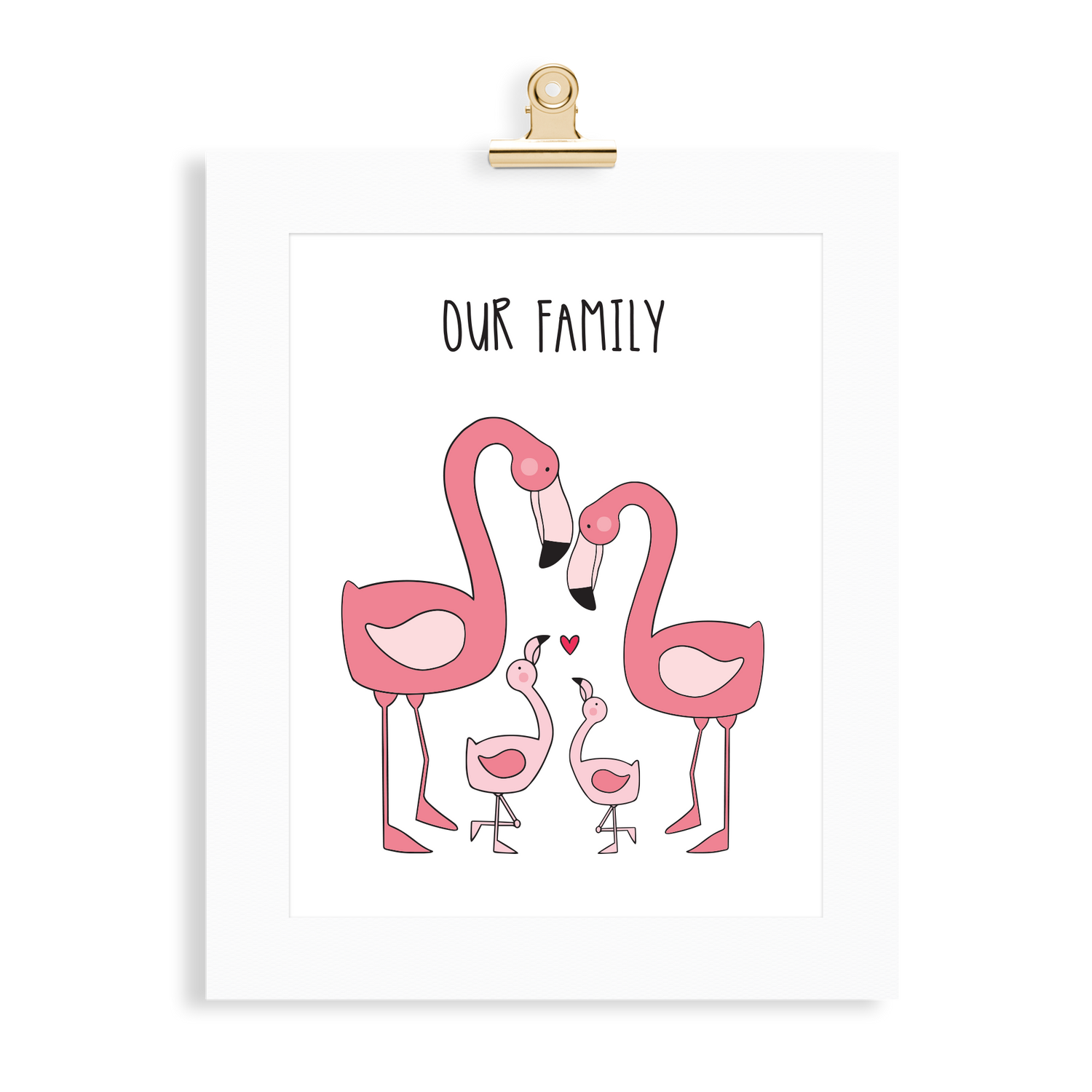 Flamingo Family (2 Parents) - Monkey & Me UK
