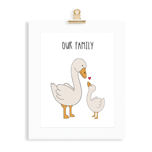 Goose Family (1 Parent) - Monkey & Me UK