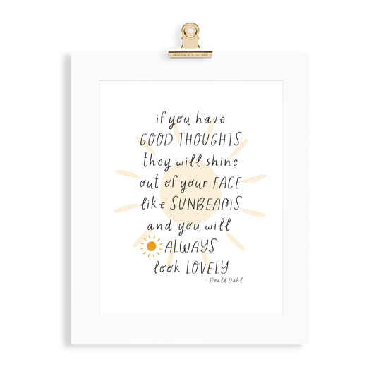 You Will Always Look Lovely Print - Monkey & Me UK
