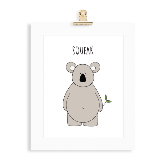Koala print  (A5 or A4 unframed) - Monkey & Me UK