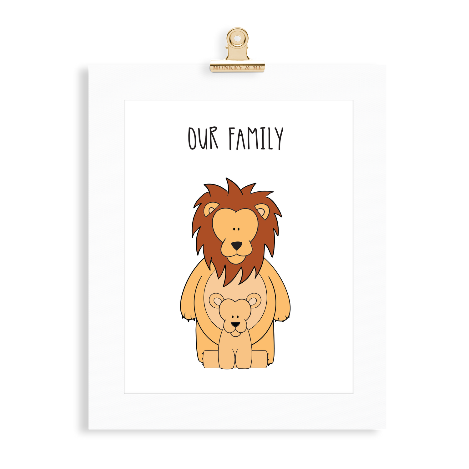 Lion/Lioness Family (1 Parent) - Monkey & Me UK