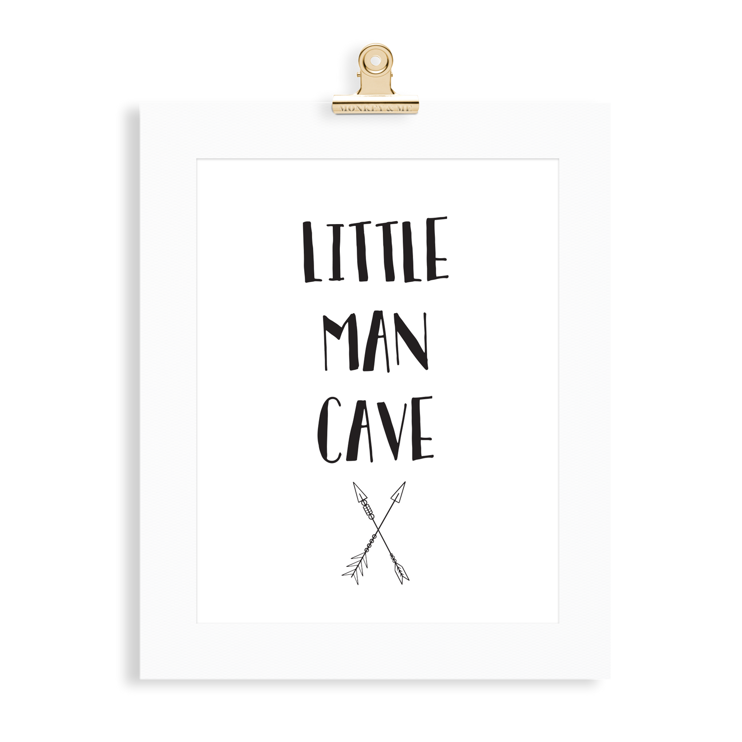 Little Man Cave Print - Monkey & Me UK