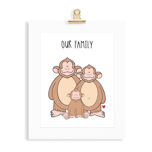 Monkey Family (2 Parents) - Monkey & Me UK