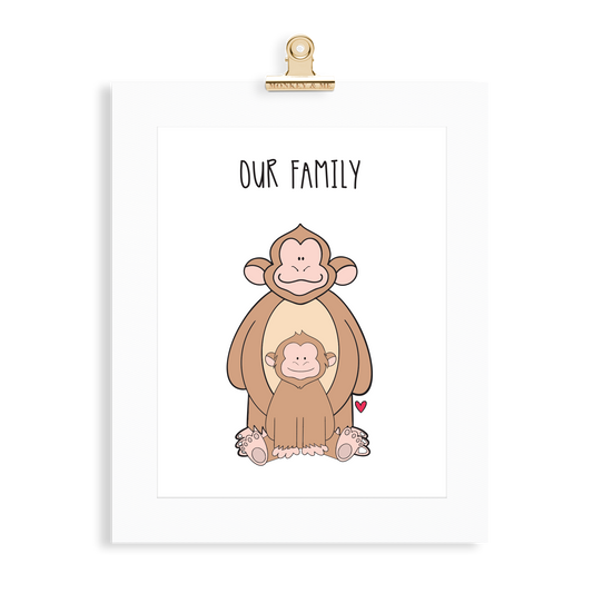 Monkey Family (1 Parent) - Monkey & Me UK