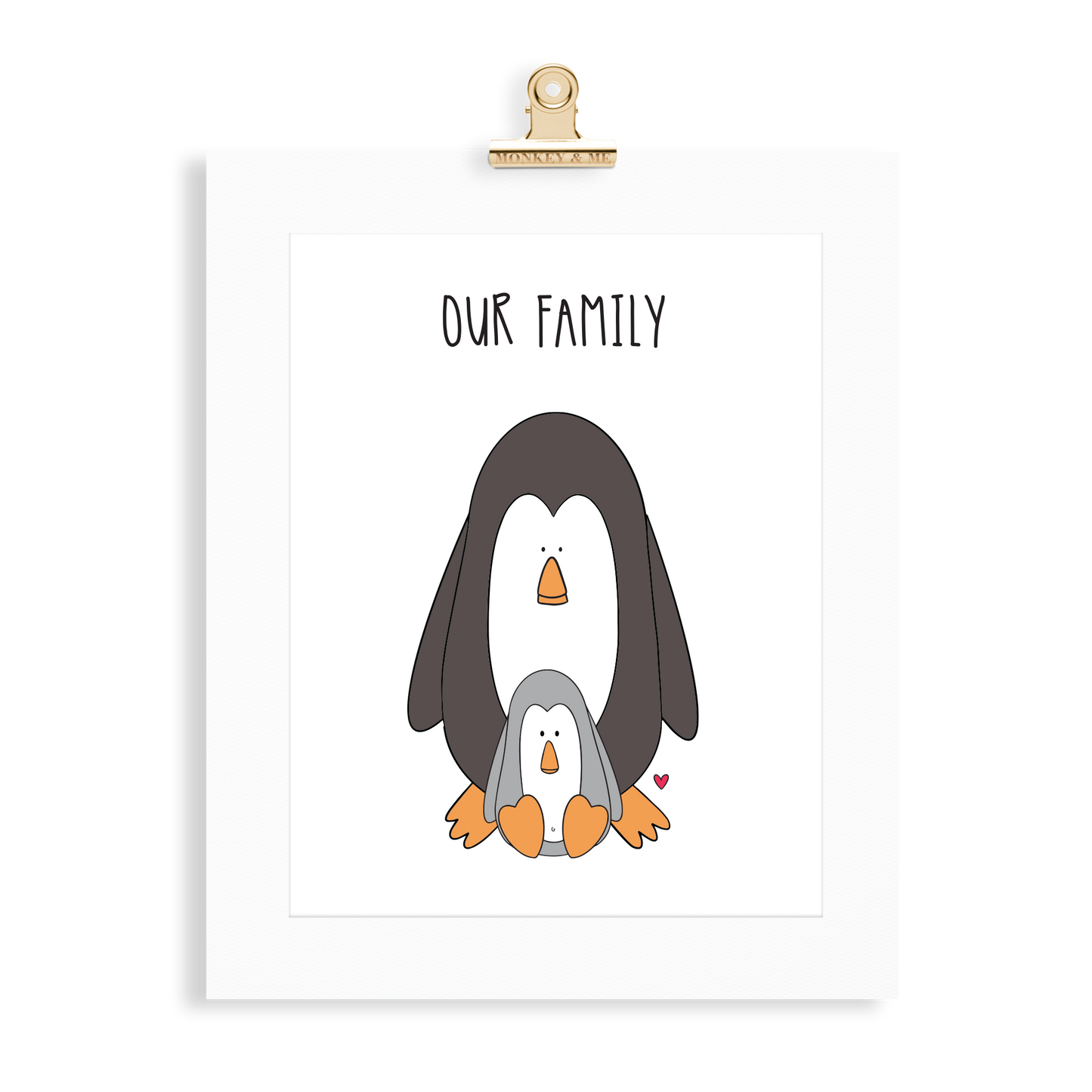 Penguin Family (1 Parent) - Monkey & Me UK