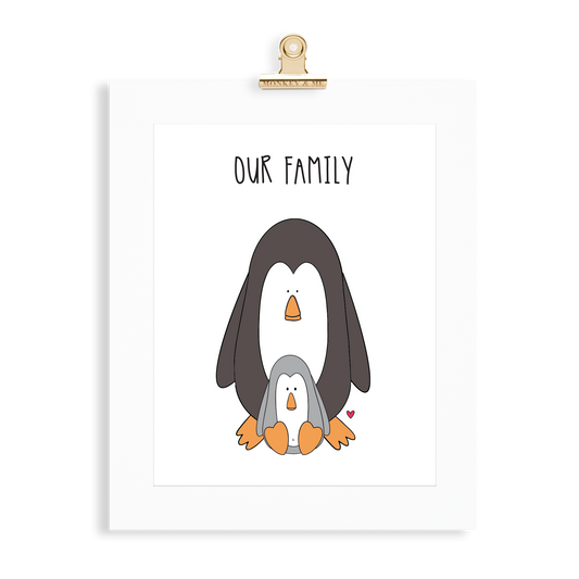 Penguin Family (1 Parent) - Monkey & Me UK