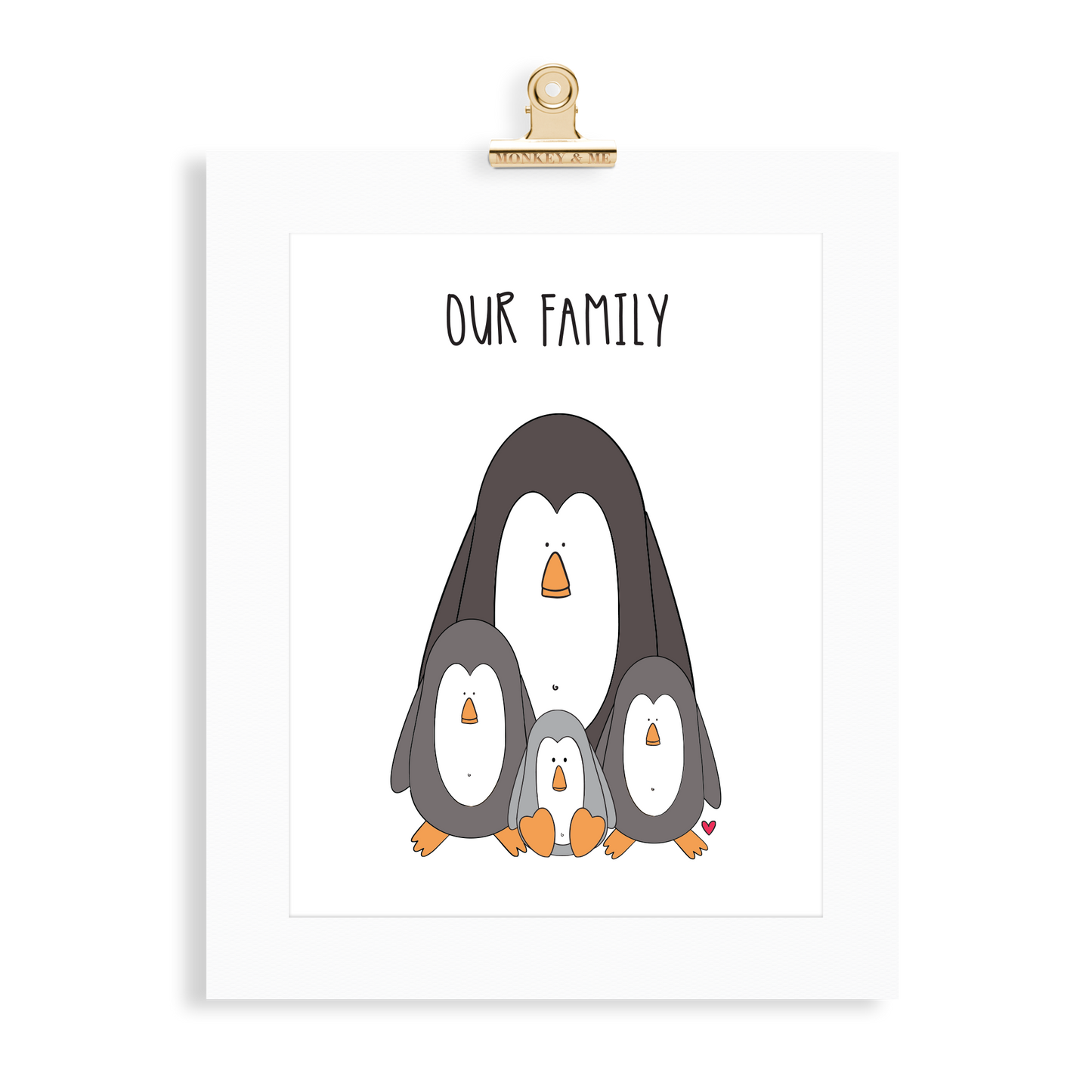 Penguin Family (1 Parent) - Monkey & Me UK