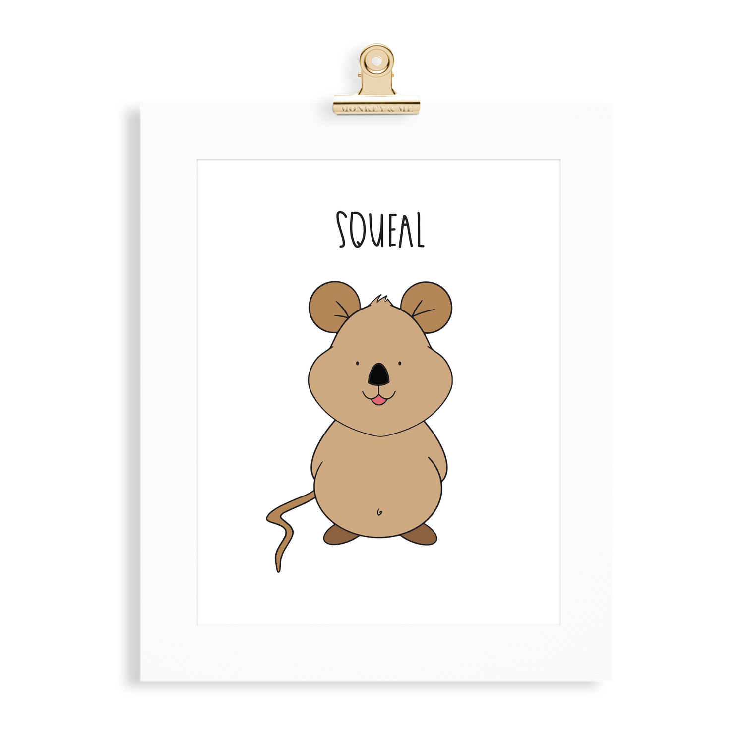 Quokka print  (A5 or A4 unframed) - Monkey & Me UK