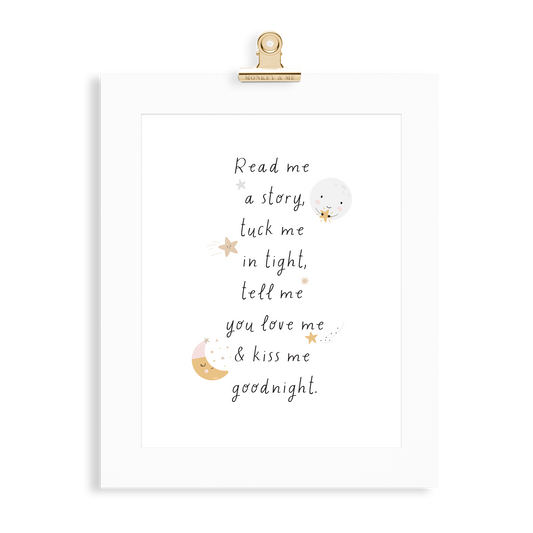 Read Me A Story Print - Monkey & Me UK