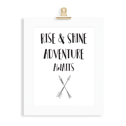 Adventure Awaits Print - Monkey & Me UK