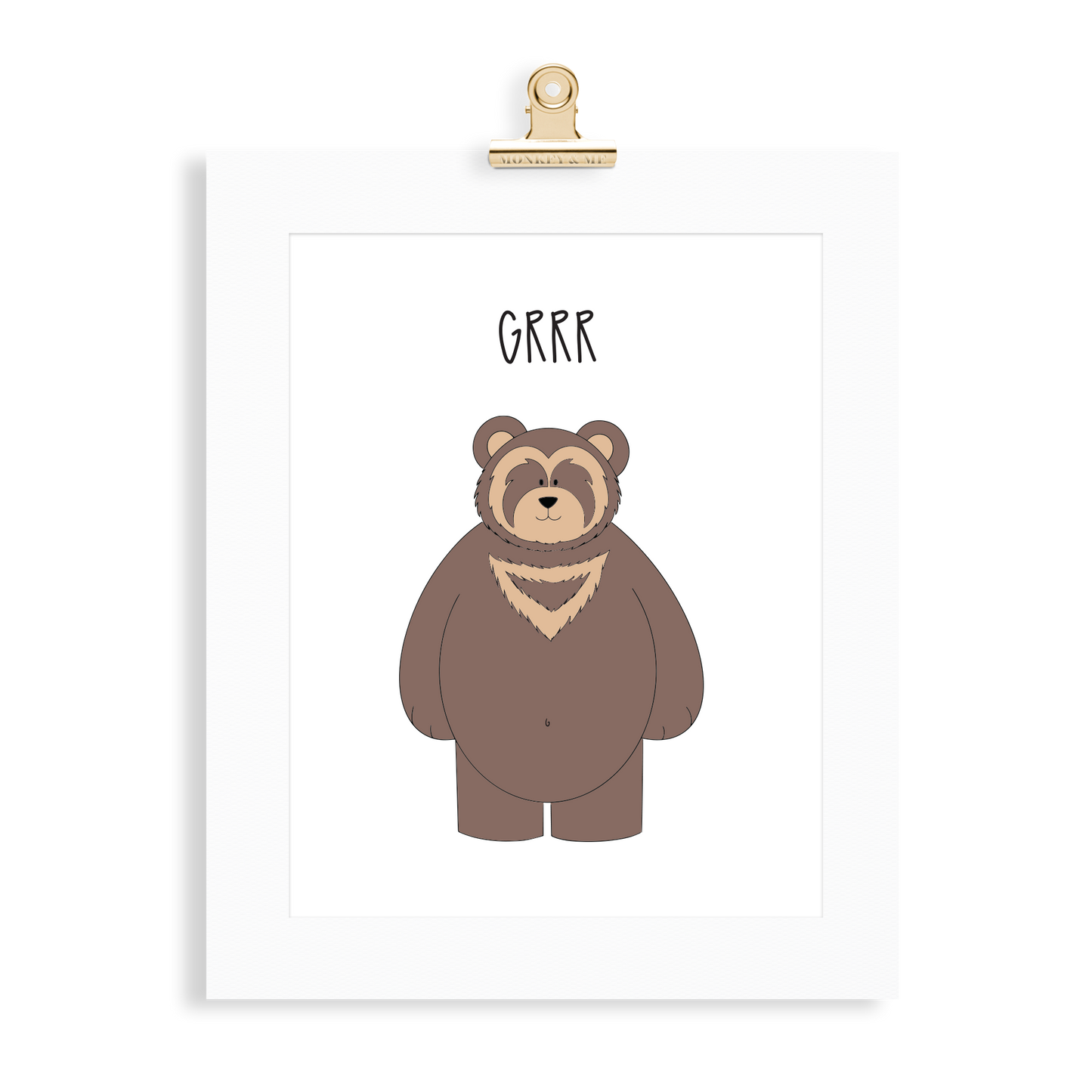 Spectacled Bear print  (A5 or A4 unframed) - Monkey & Me UK