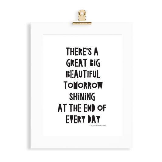 Big Beautiful Tomorrow (Black) - Monkey & Me UK