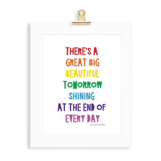 Big Beautiful Tomorrow (Rainbow) - Monkey & Me UK