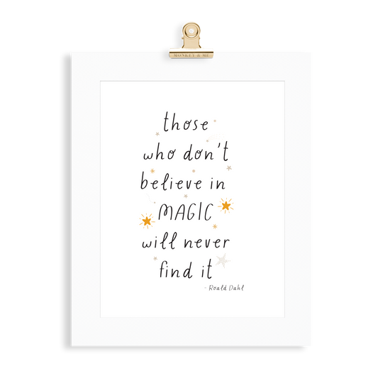Believe in Magic Print - Monkey & Me UK